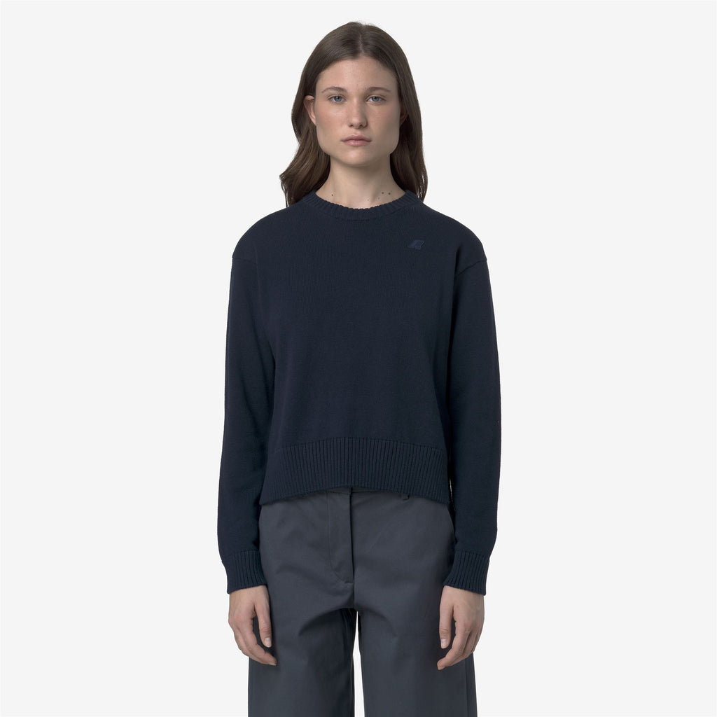 Knitwear_WOMAN_DOMITINE COTTON CASHMERE_Pull Over_Blue Dress - Commercial 4