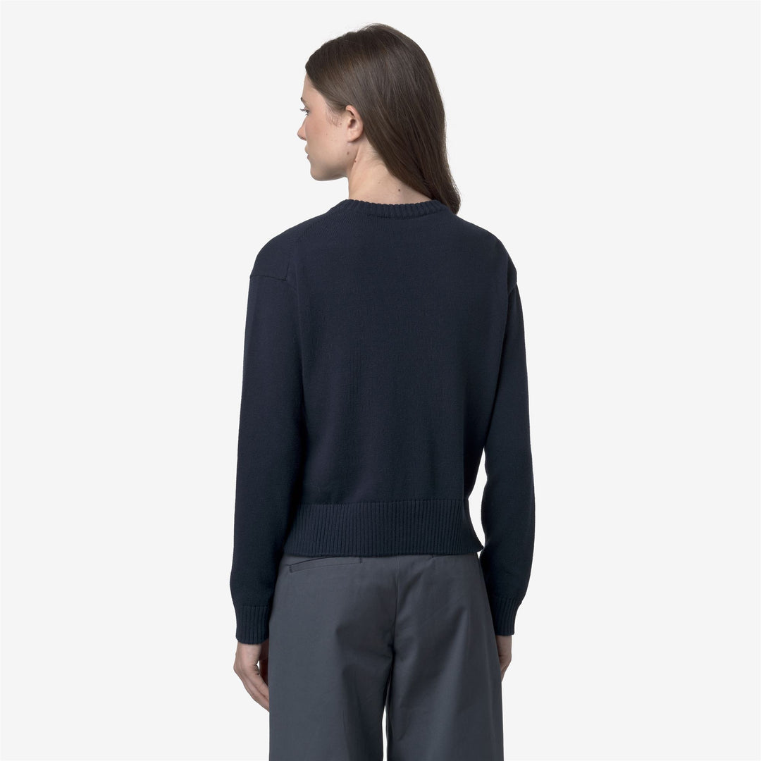 Blue Women's Cotton Cashmere Knit Pullover Sweater main