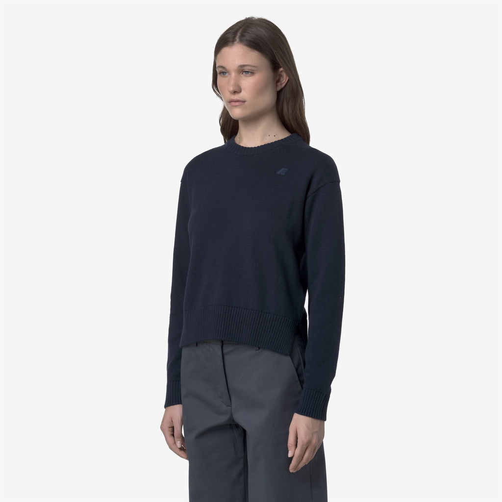 Knitwear_WOMAN_DOMITINE COTTON CASHMERE_Pull Over_Blue Dress - Commercial 5