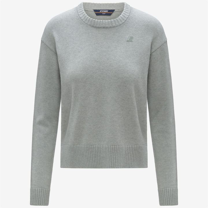 Grey women's Knitwear Cotton Cashmere Pullover 1