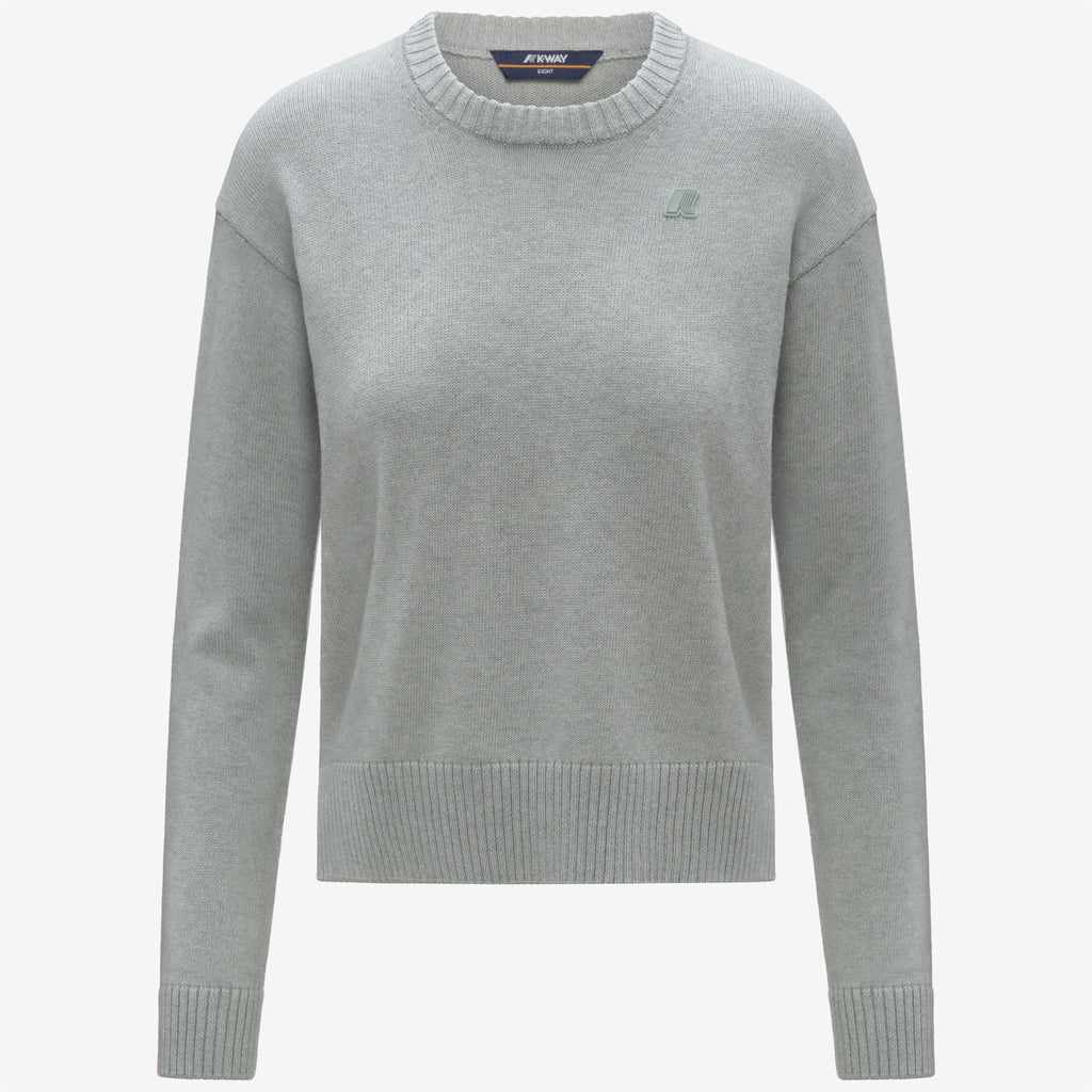 Knitwear_WOMAN_DOMITINE COTTON CASHMERE_Pull Over_Grey Grey Mel - Commercial 1