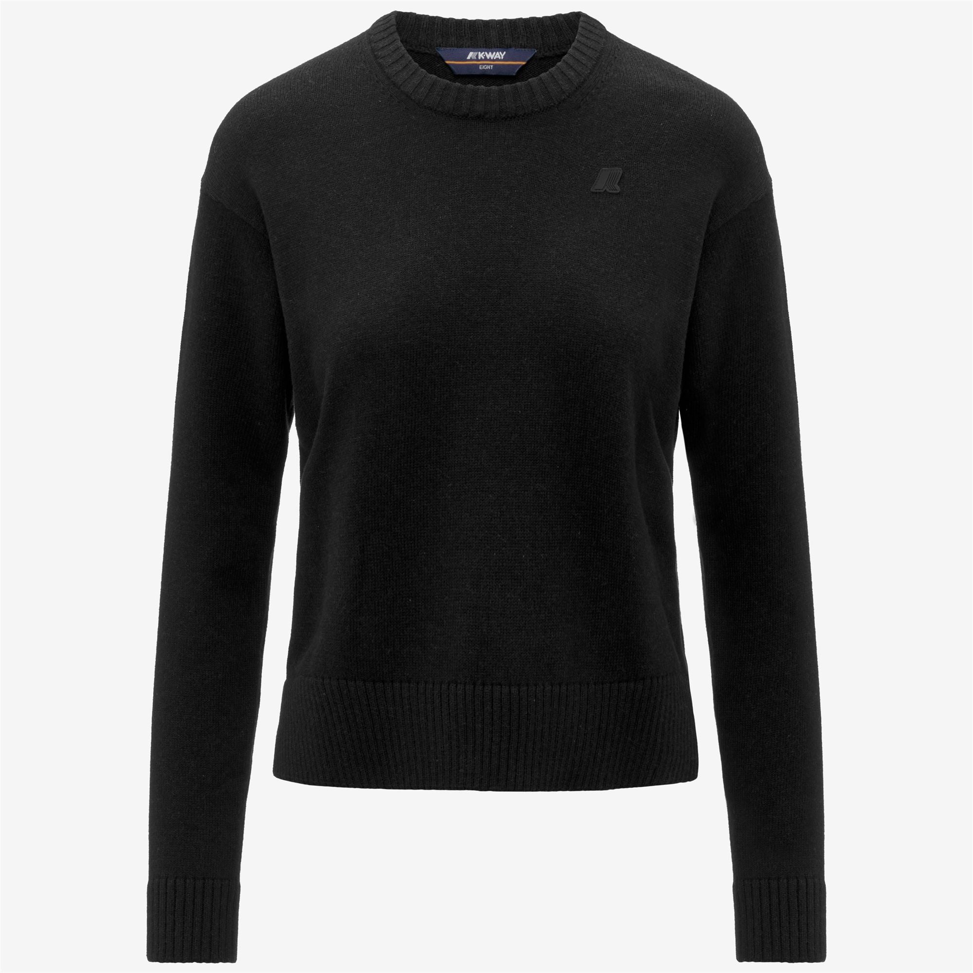Knitwear_WOMAN_DOMITINE COTTON CASHMERE_Pull Over_Black Mel - Commercial 1