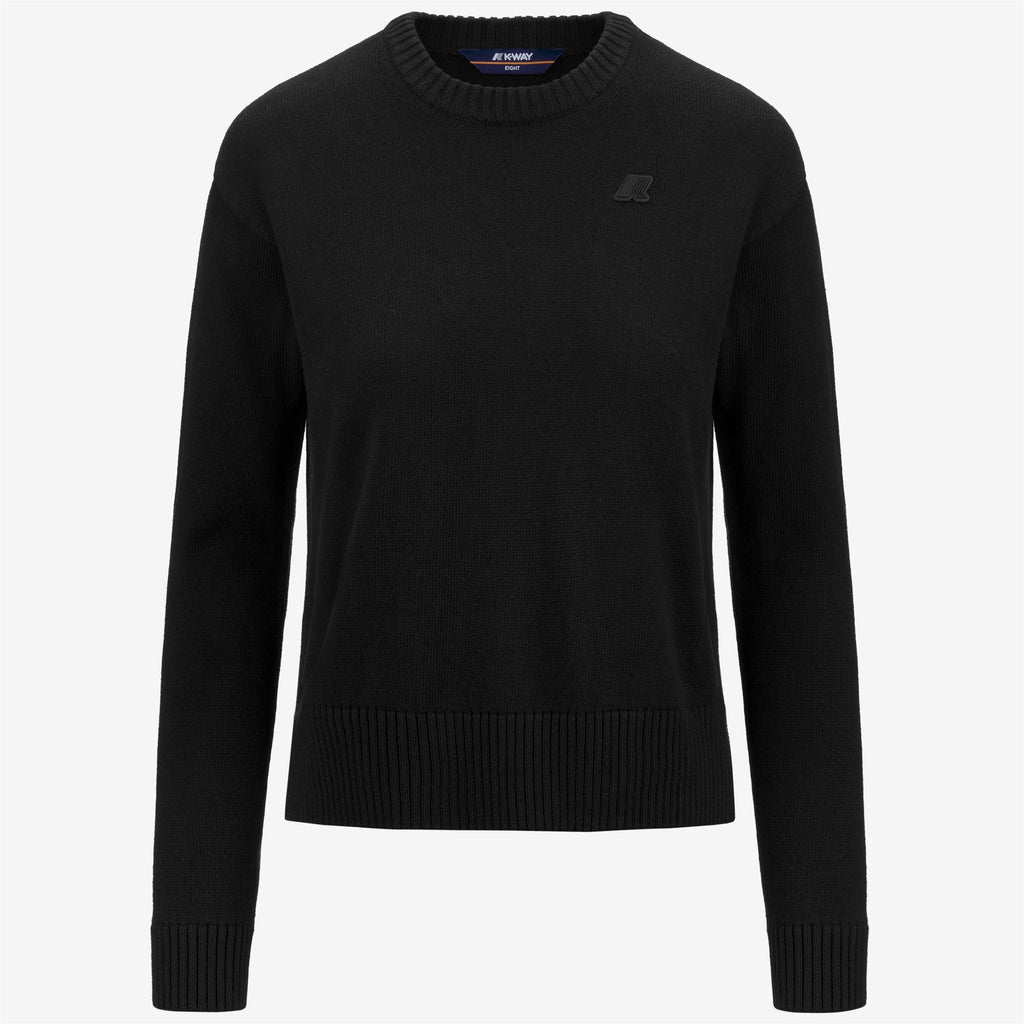 Knitwear_WOMAN_DOMITINE COTTON CASHMERE_Pull Over_Black Pure - Commercial 1