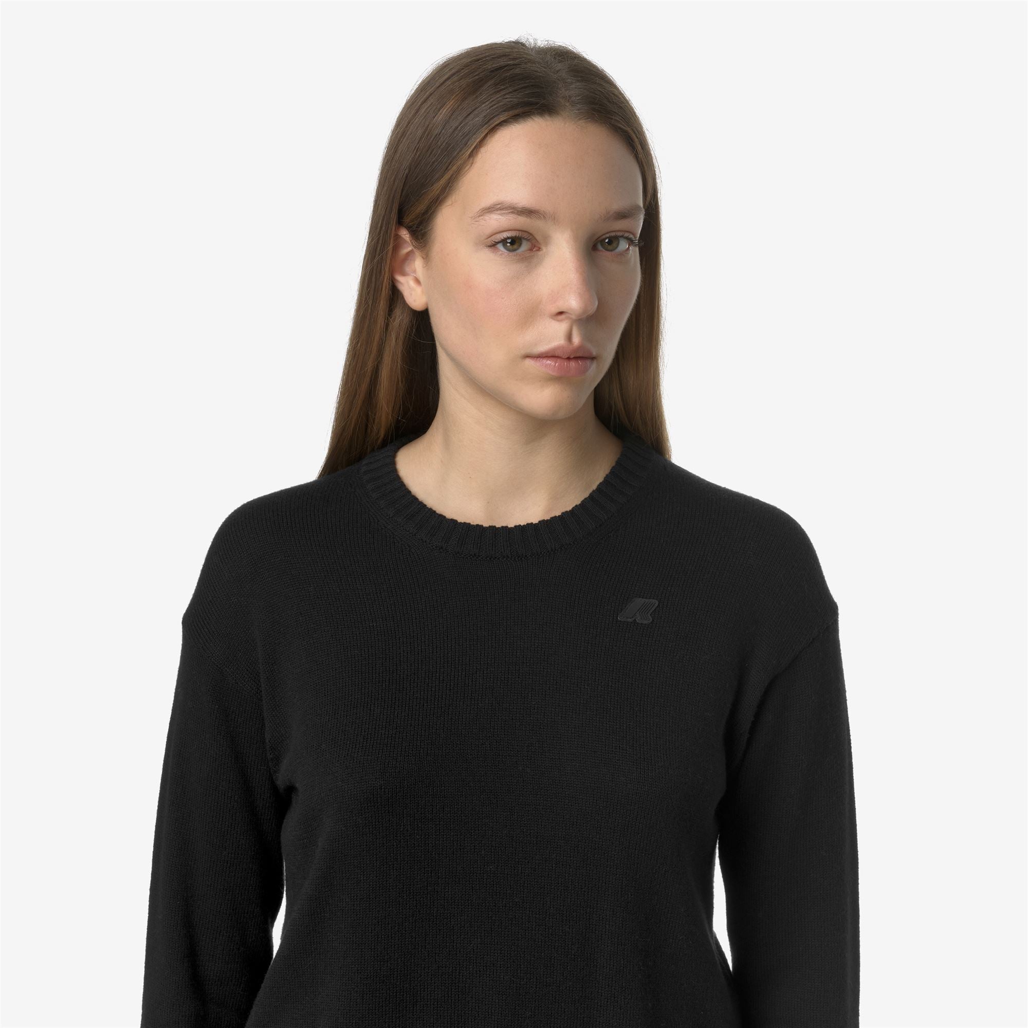 Knitwear_WOMAN_DOMITINE COTTON CASHMERE_Pull Over_Black Pure - Commercial 7