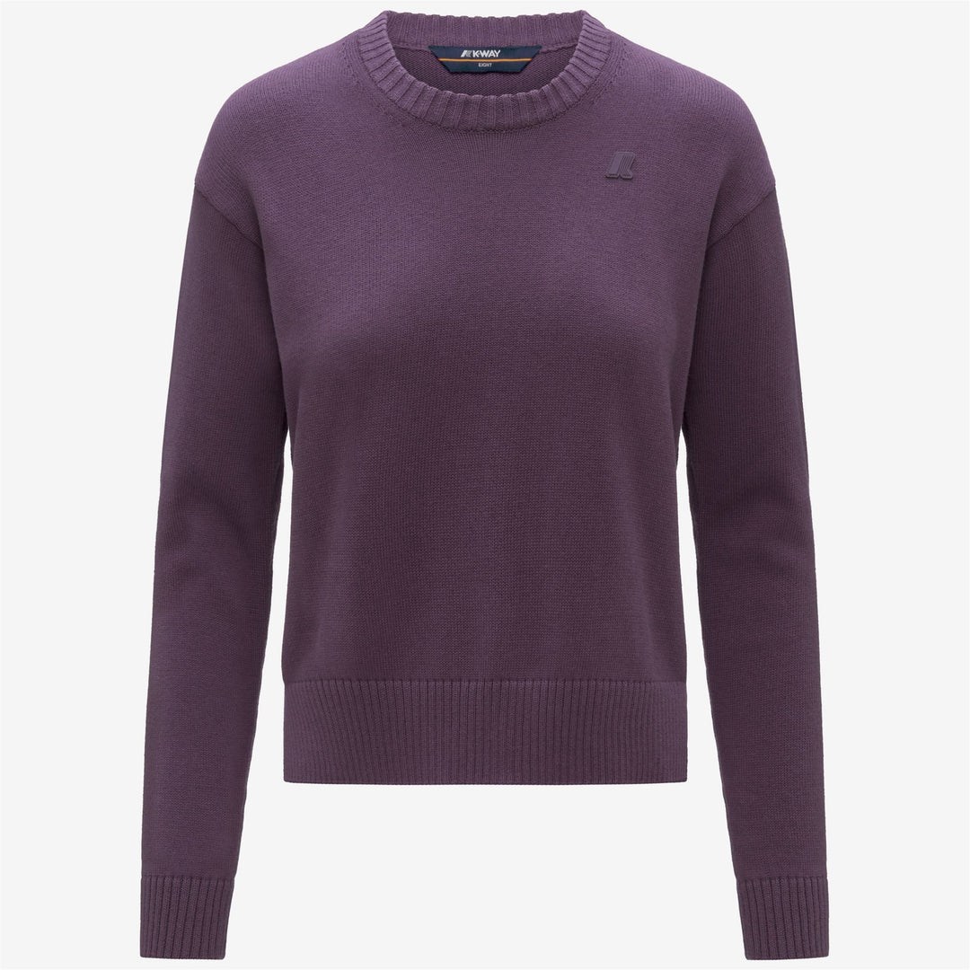 Violet Women's Cashmere Blend Crew Neck Sweater main