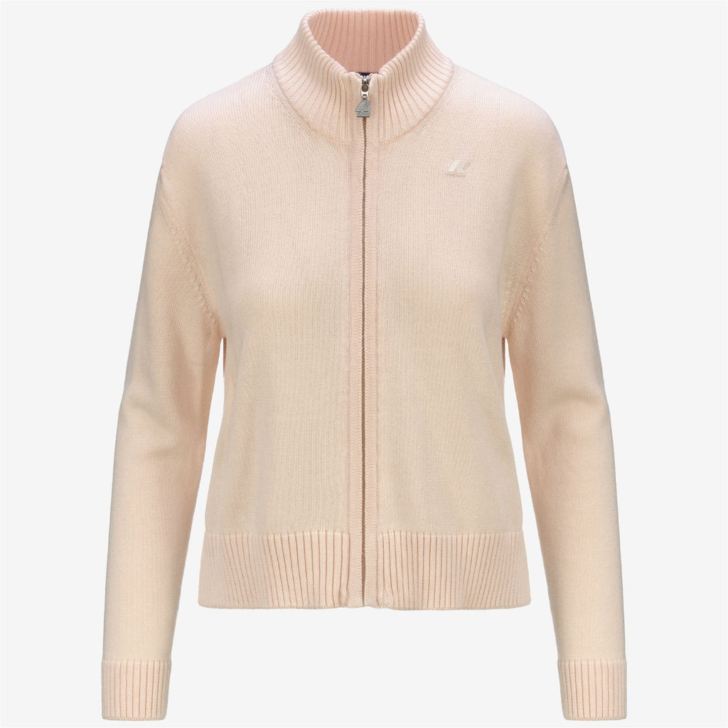 Knitwear_WOMAN_BETINNE COTTON CASHMERE_Jacket_Pink Dirty - Commercial 1