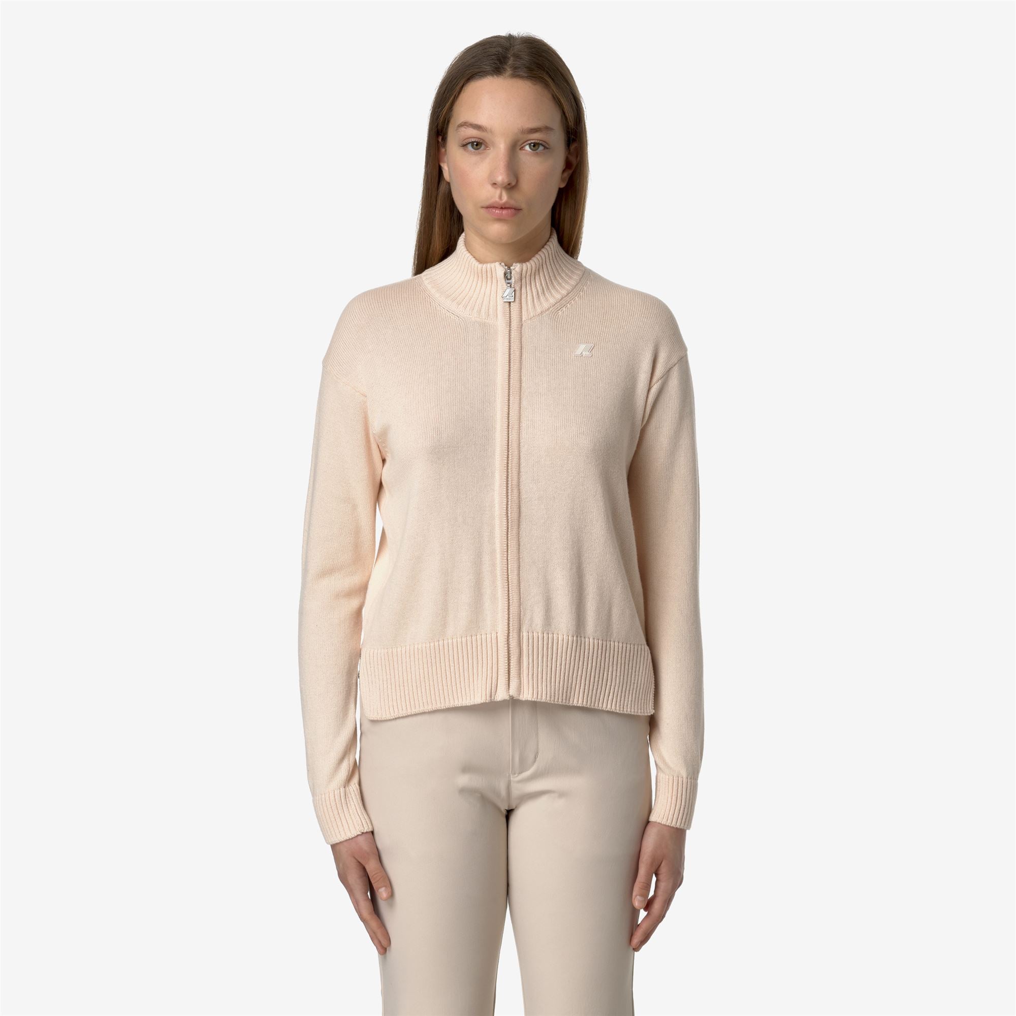 Knitwear_WOMAN_BETINNE COTTON CASHMERE_Jacket_Pink Dirty - Commercial 4