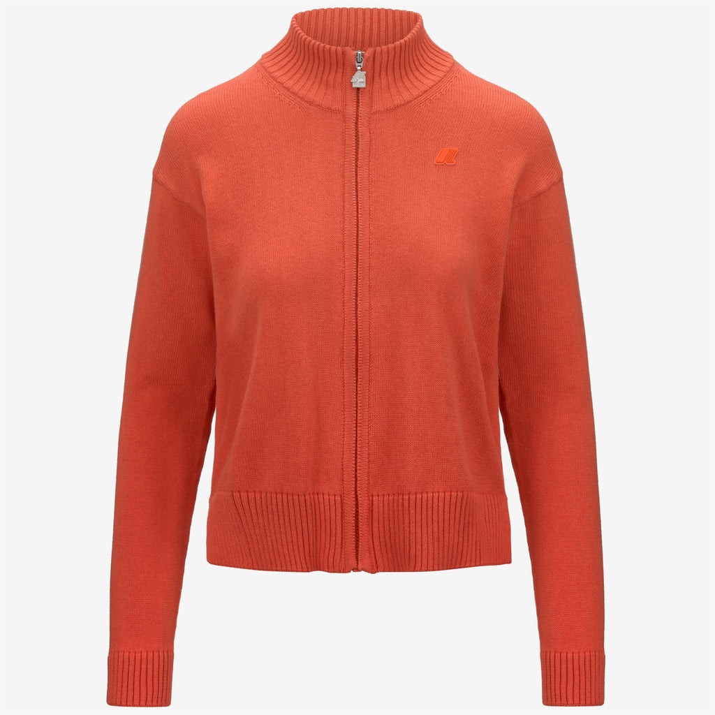 Knitwear_WOMAN_BETINNE COTTON CASHMERE_Jacket_Red Papavero - Commercial 1