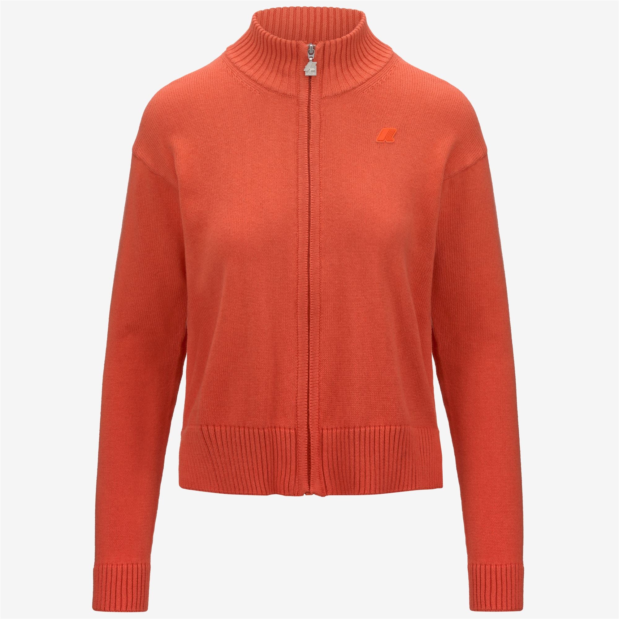 Knitwear_WOMAN_BETINNE COTTON CASHMERE_Jacket_Red Papavero - Commercial 1