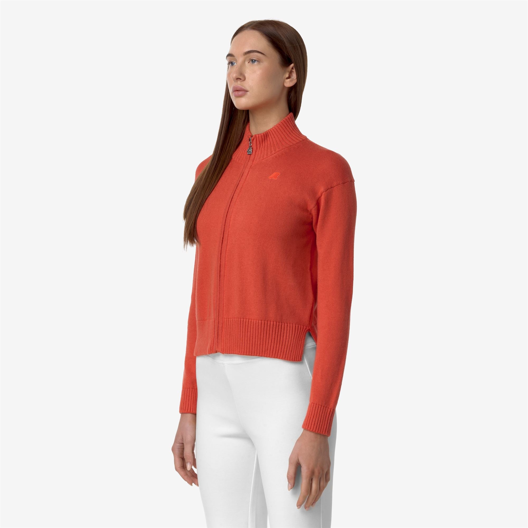 Knitwear_WOMAN_BETINNE COTTON CASHMERE_Jacket_Red Papavero - Commercial 5