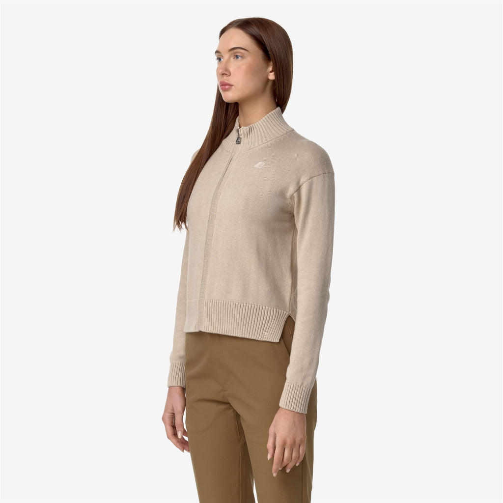 Knitwear_WOMAN_BETINNE COTTON CASHMERE_Jacket_BEIGE - Commercial 5