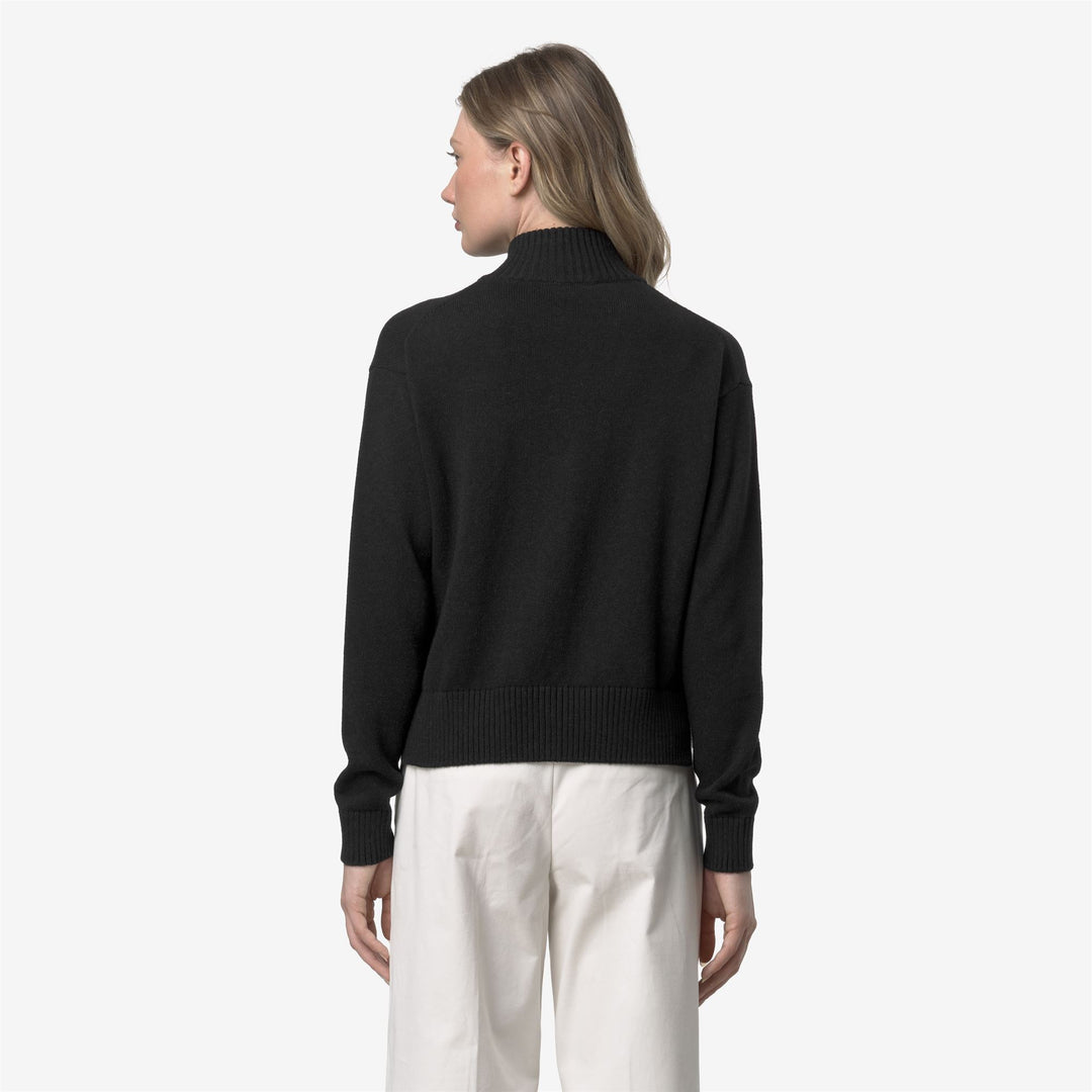 Black Women's Classic Cashmere Blend Knit Jacket main