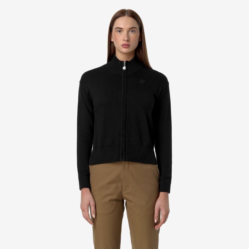 Knitwear_WOMAN_BETINNE COTTON CASHMERE_Jacket_Black Pure - Commercial 4