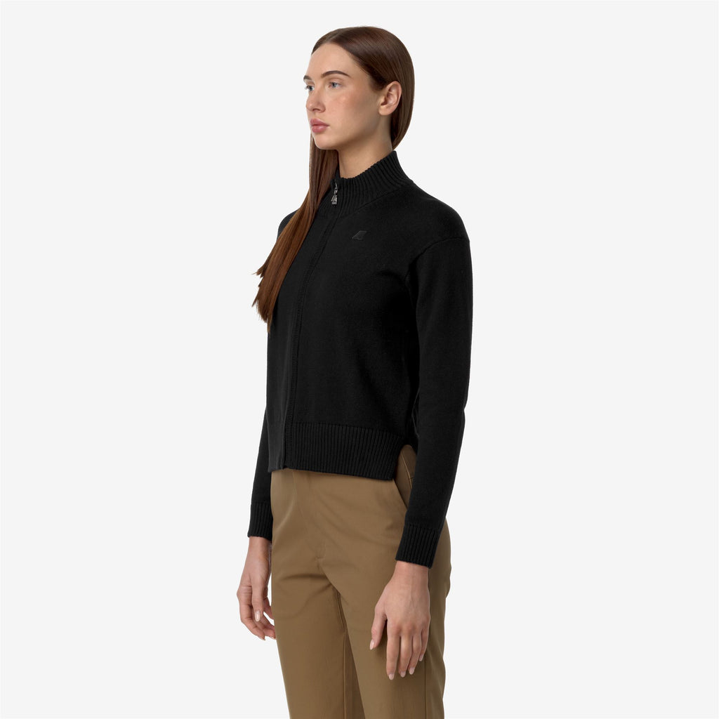 Knitwear_WOMAN_BETINNE COTTON CASHMERE_Jacket_Black Pure - Commercial 5