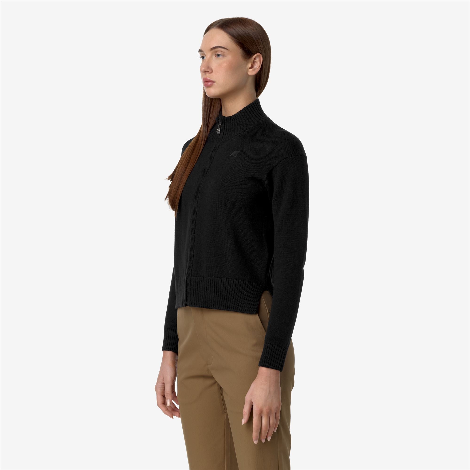 Knitwear_WOMAN_BETINNE COTTON CASHMERE_Jacket_Black Pure - Commercial 5