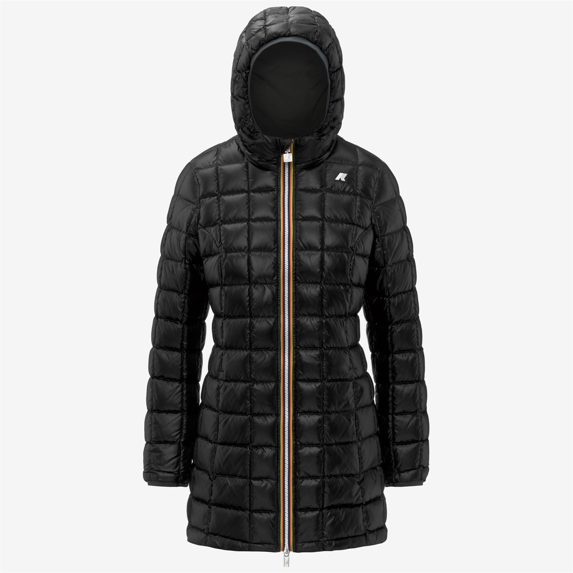 Jackets_WOMAN_DENISE ST THERMO DOUBLE_3/4 Length_GREEN BLACKISH  - Black Pure - Commercial 2