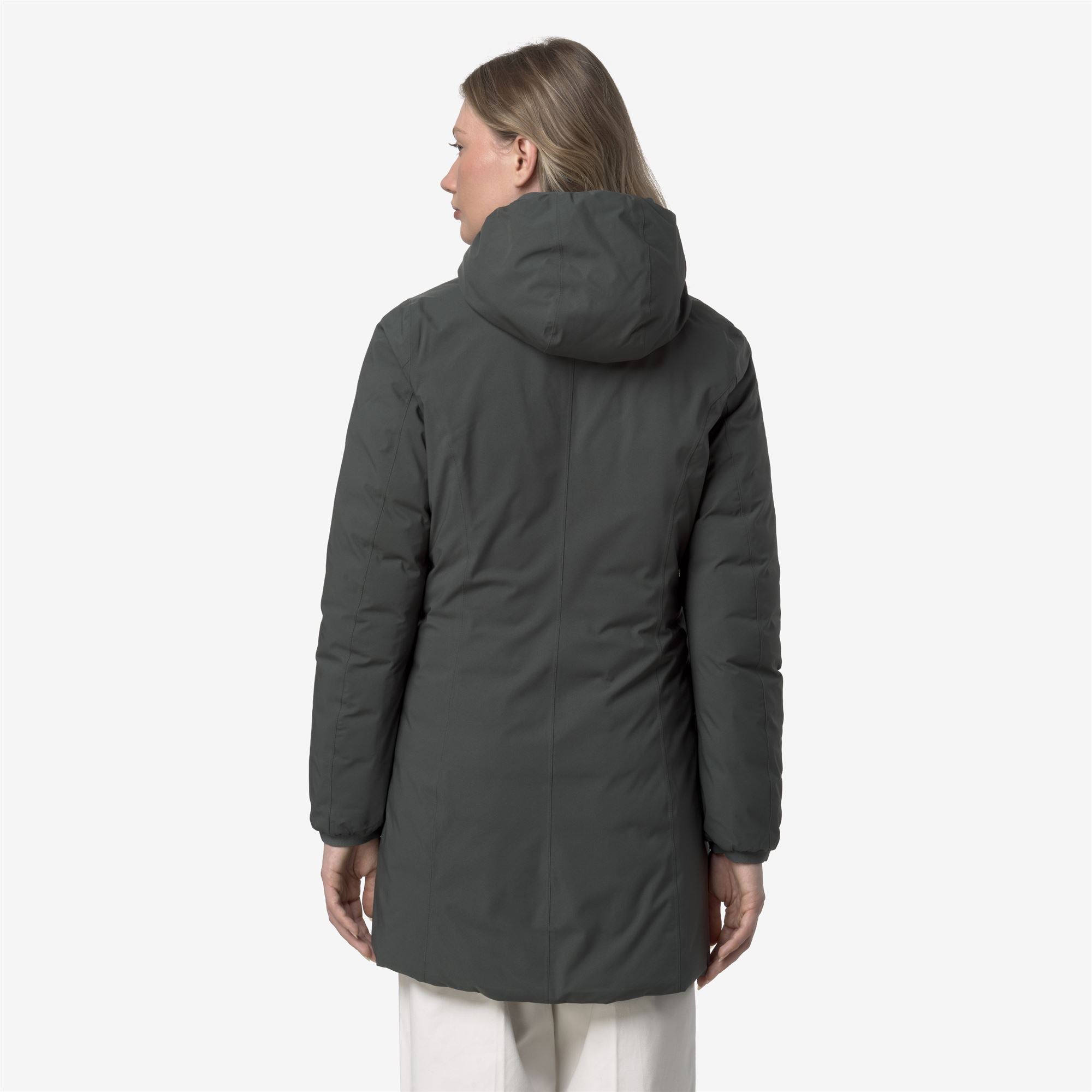 Jackets_WOMAN_DENISE ST THERMO DOUBLE_3/4 Length_GREEN BLACKISH  - Black Pure - Commercial 6