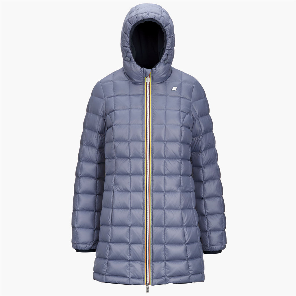 Jackets_WOMAN_DENISE ST THERMO DOUBLE_3/4 Length_Blue D-Grey Blue A - Commercial 2