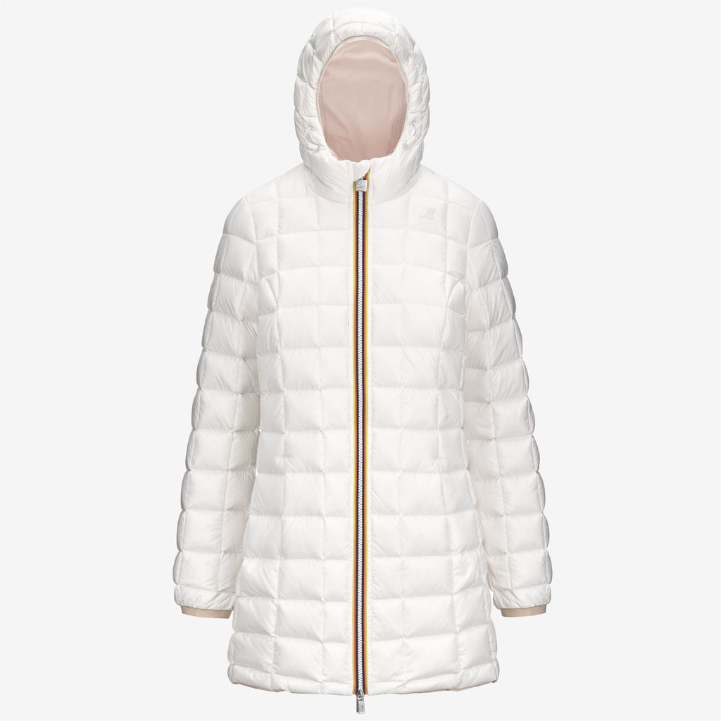 Jackets_WOMAN_DENISE ST THERMO DOUBLE_3/4 Length_Pink T-White G - Commercial 2