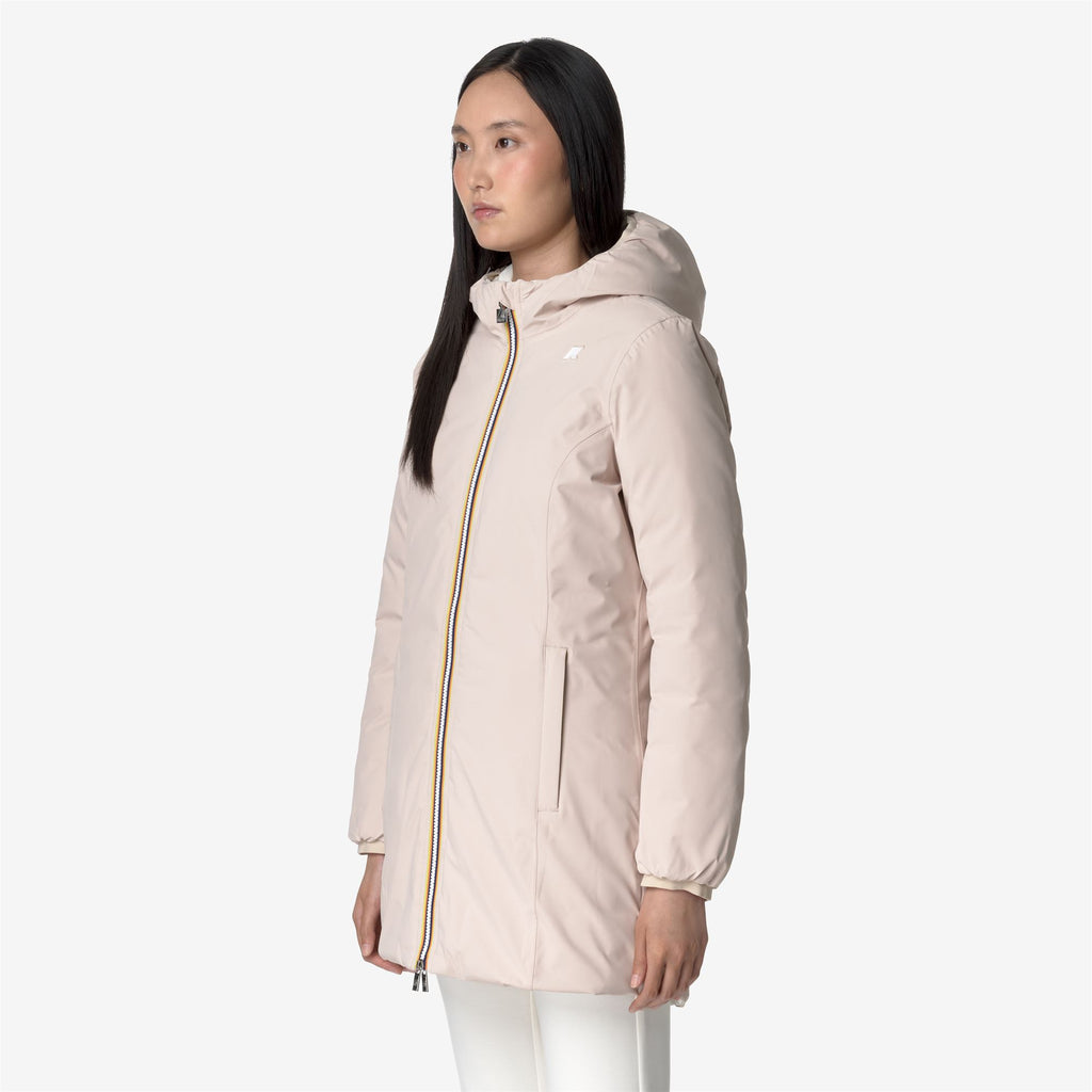 Jackets_WOMAN_DENISE ST THERMO DOUBLE_3/4 Length_Pink T-White G - Commercial 5