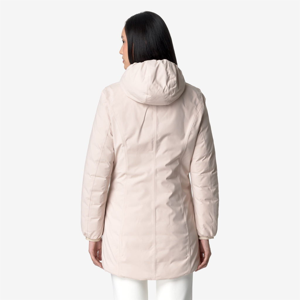 Jackets_WOMAN_DENISE ST THERMO DOUBLE_3/4 Length_Pink T-White G - Commercial 6