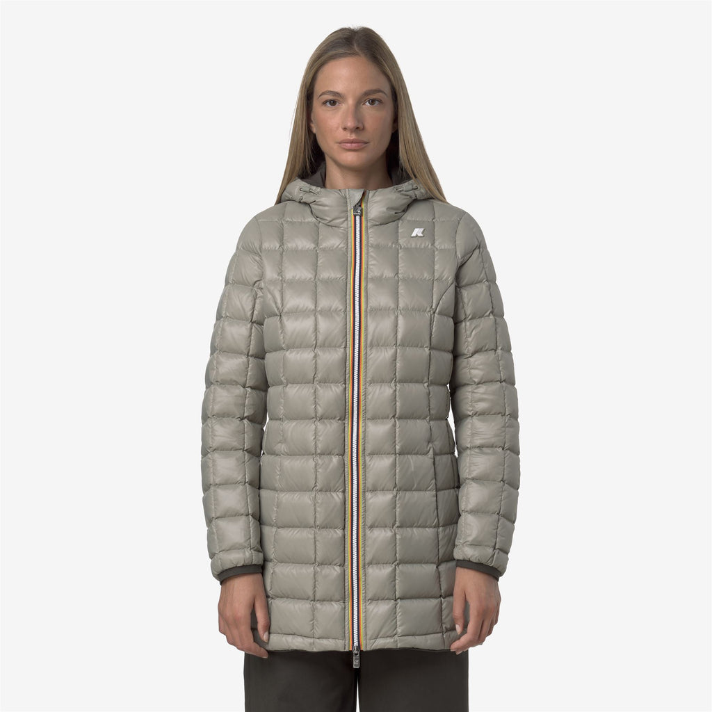 Jackets_WOMAN_DENISE ST THERMO DOUBLE_3/4 Length_Black Olive - Green Oak - Commercial 7