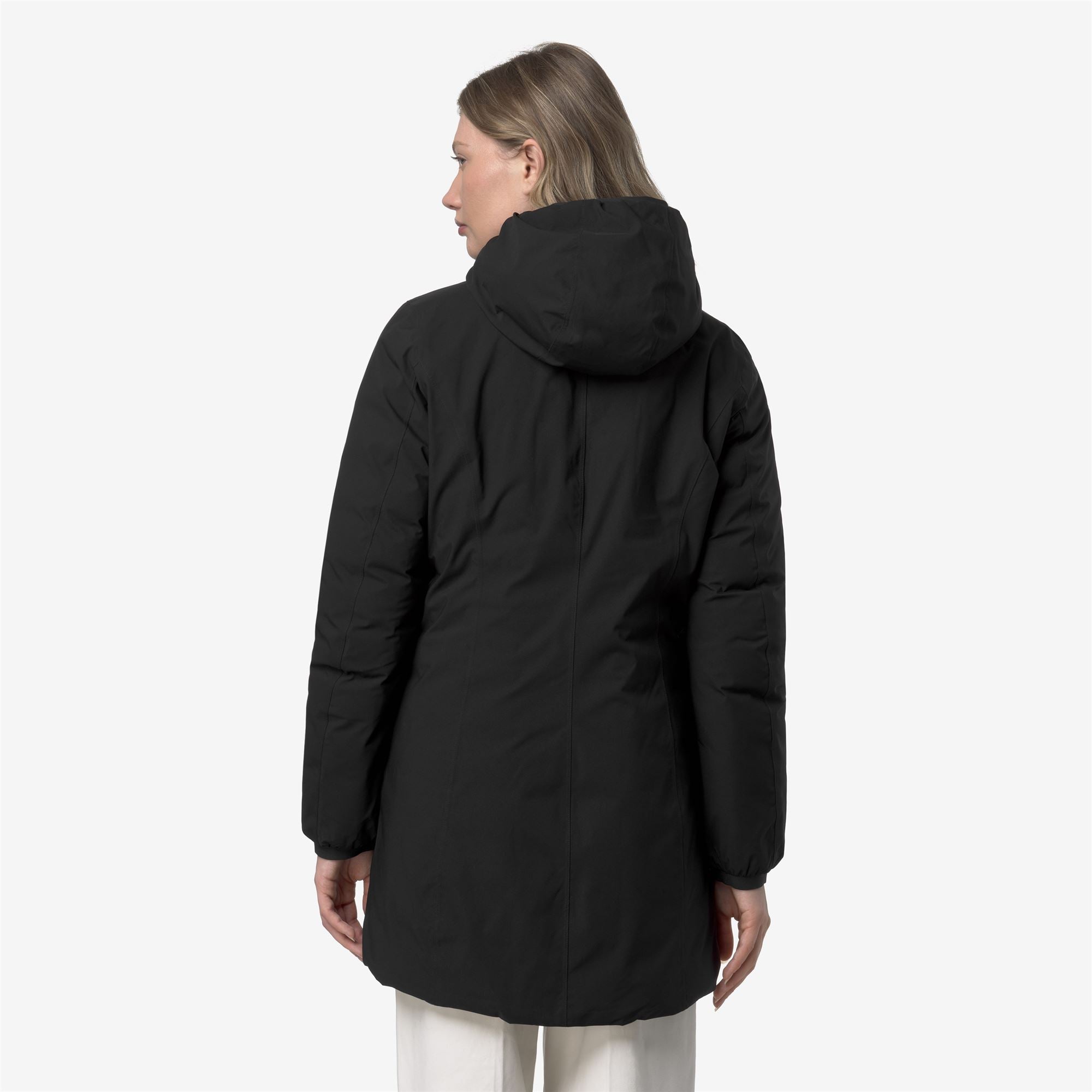 Jackets_WOMAN_DENISE ST THERMO DOUBLE_3/4 Length_Black Pure - Beige Cashmere - Commercial 6