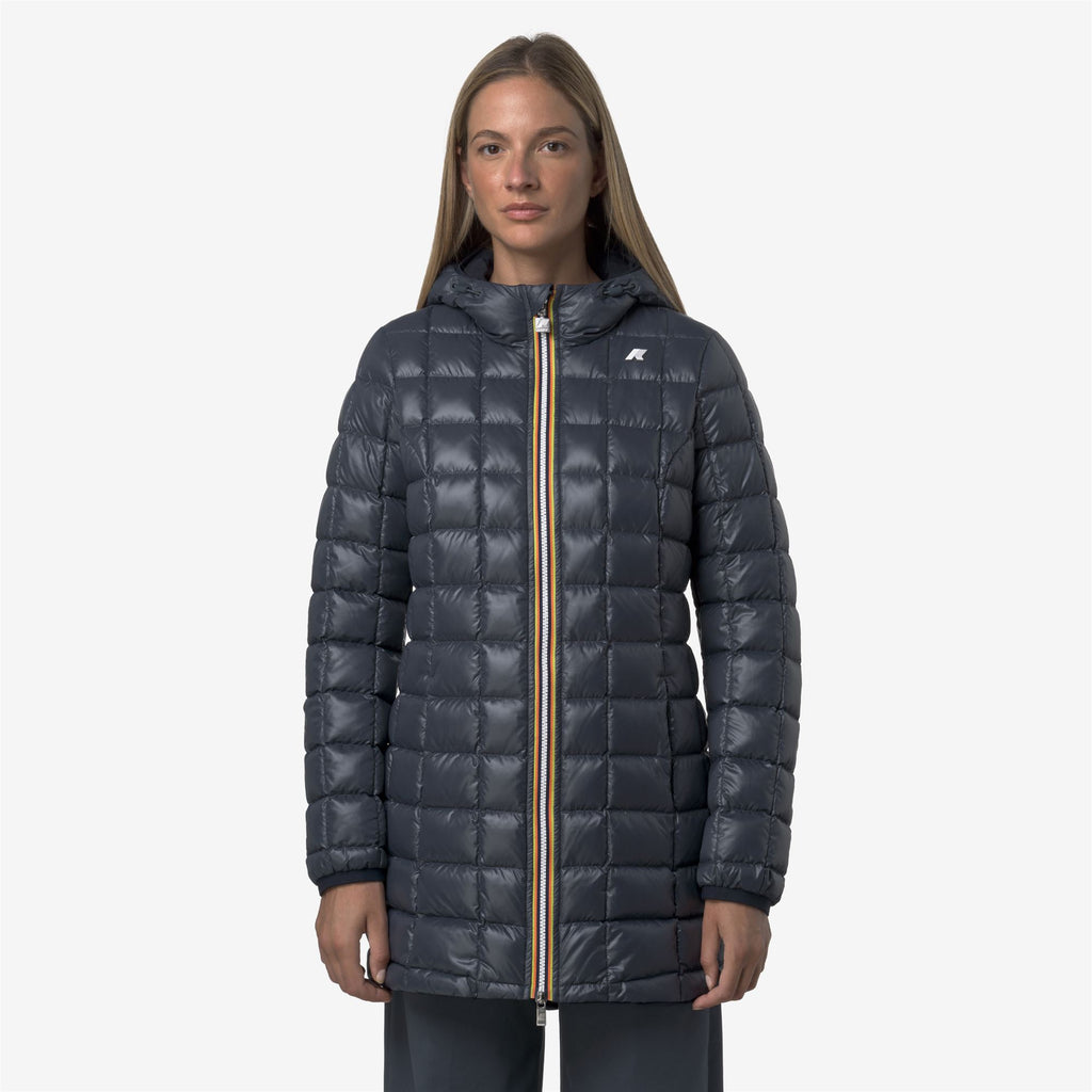 Jackets_WOMAN_DENISE ST THERMO DOUBLE_3/4 Length_Blue Depth - Blue Airforce - Commercial 7