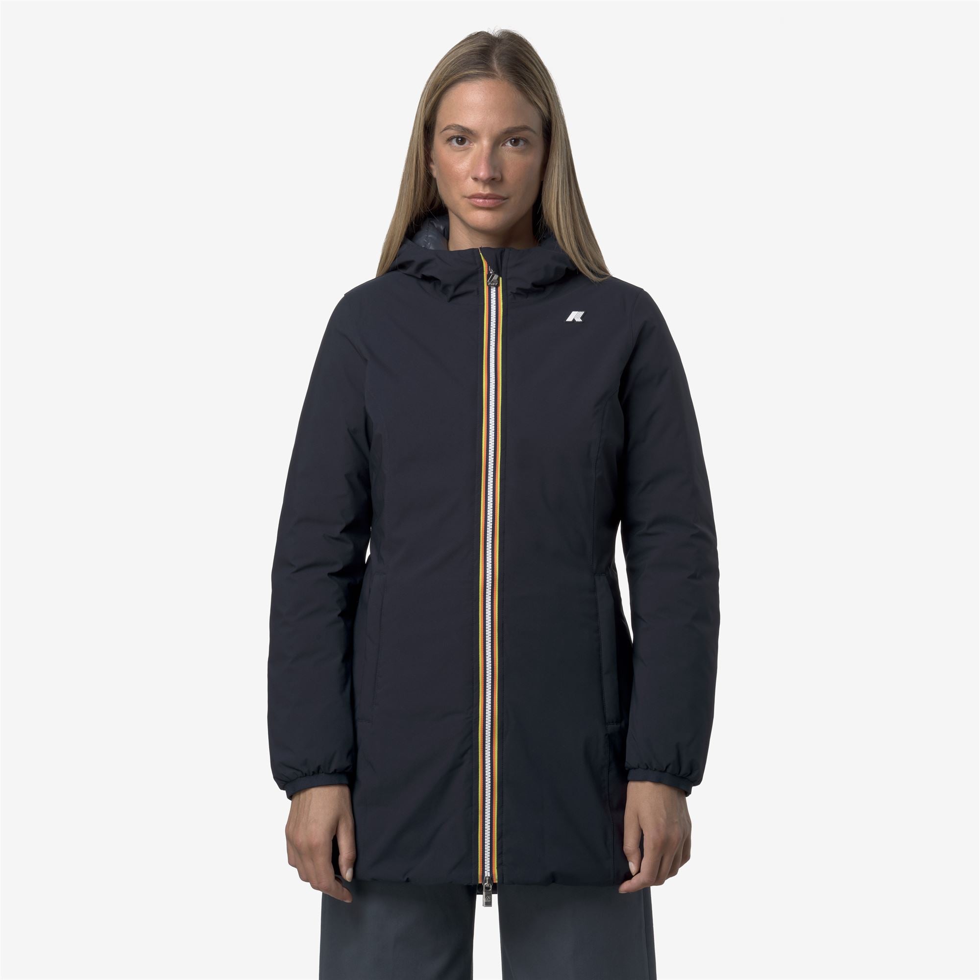 Jackets_WOMAN_DENISE ST THERMO DOUBLE_3/4 Length_Blue Depth - Blue Airforce - Commercial 4