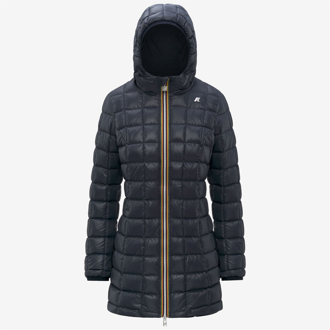 Chaqueta reversible azul de 3/4 para mujer con aislamiento PrimaLoft main