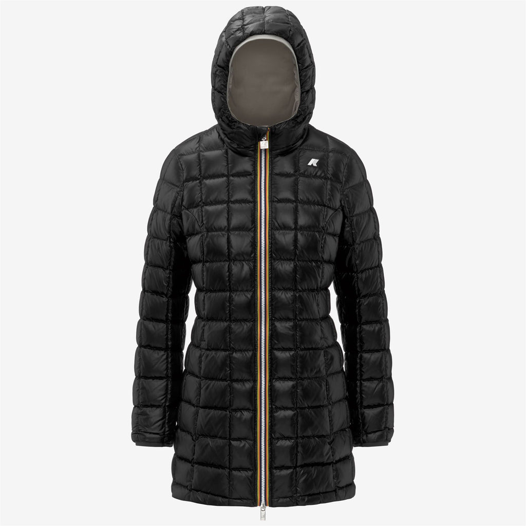 Jackets_WOMAN_DENISE ST THERMO DOUBLE_3/4 Length_Green Oak - Black Pure - Commercial 2