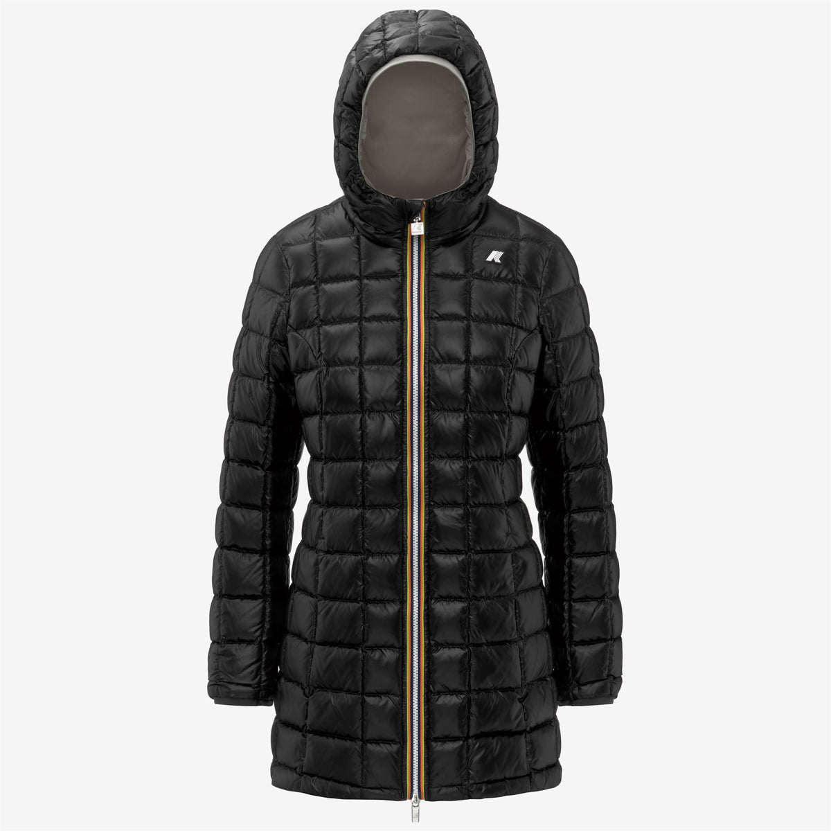 Jackets_WOMAN_DENISE ST THERMO DOUBLE_3/4 Length_Green Oak - Black Pure - Commercial 2
