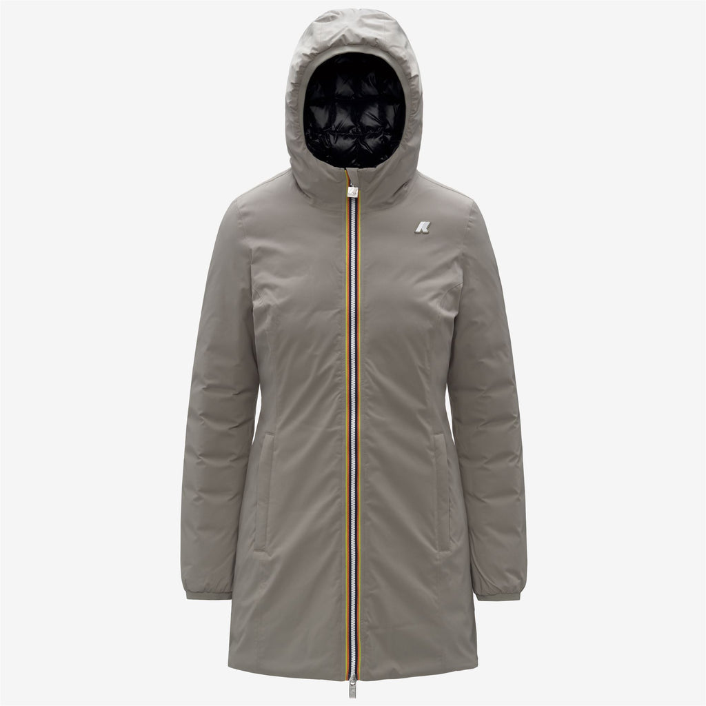 Jackets_WOMAN_DENISE ST THERMO DOUBLE_3/4 Length_Green Oak - Black Pure - Commercial 1