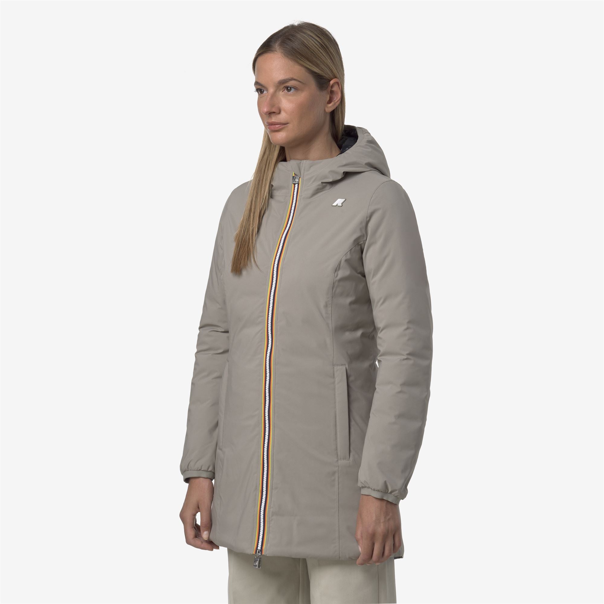 Jackets_WOMAN_DENISE ST THERMO DOUBLE_3/4 Length_Green Oak - Black Pure - Commercial 5