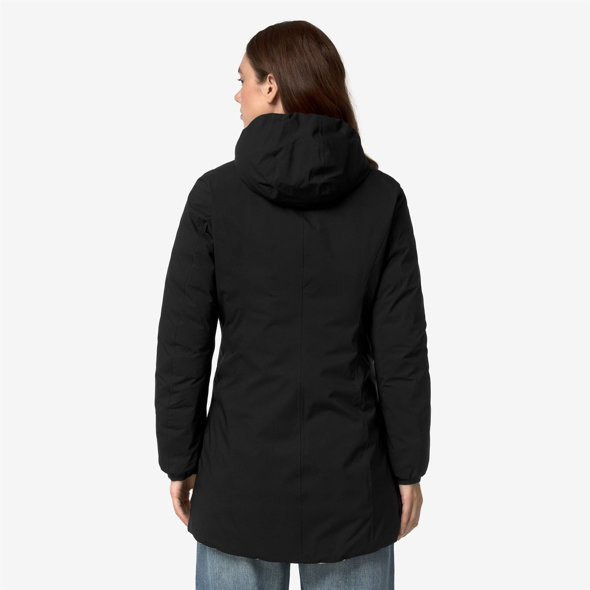 Jackets_Woman_DENISE ST THERMO DOUBLE_3/4 Length_Black Pure - White Natural - Commercial 6