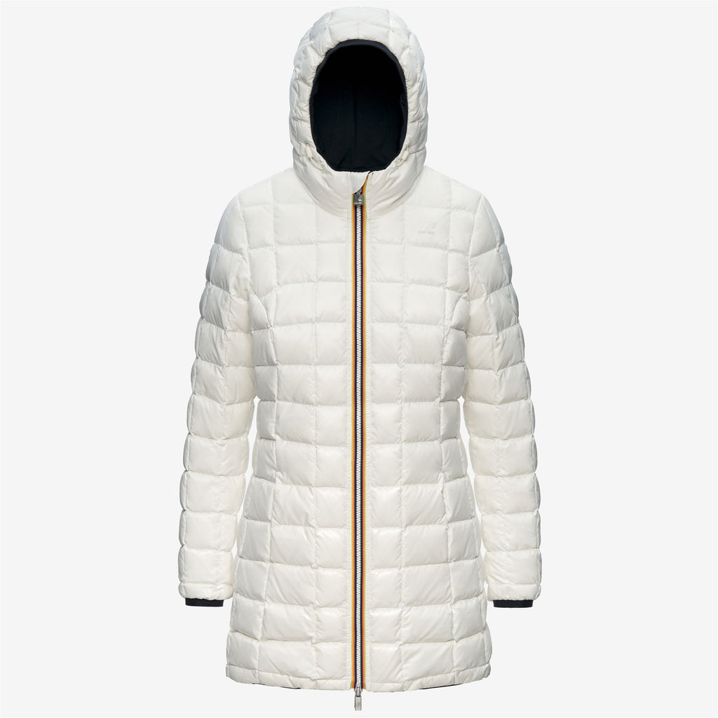 Jackets_Woman_DENISE ST THERMO DOUBLE_3/4 Length_Black Pure - White Natural - Commercial 2