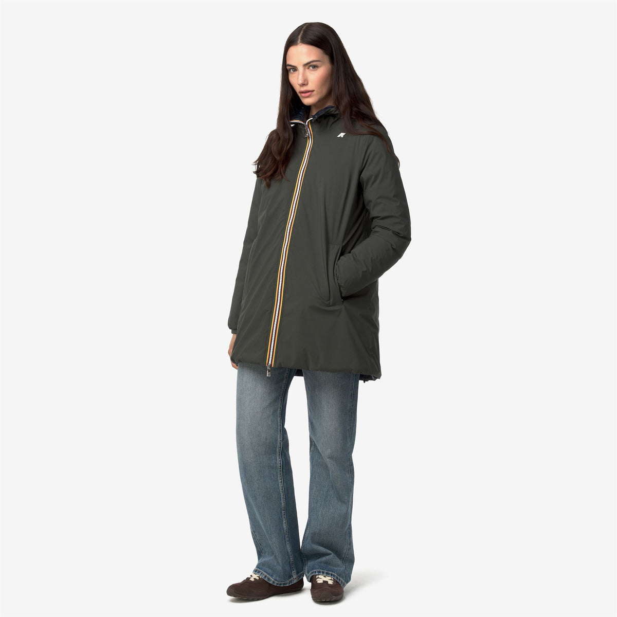 Jackets_Woman_SOPHIE ST THERMO DOUBLE_Mid_Green B -Blue D - Commercial 7