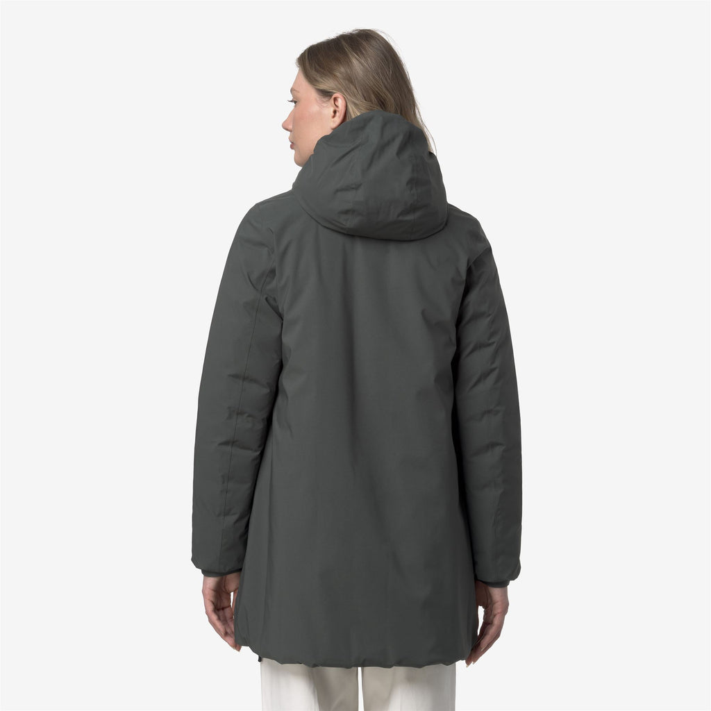 Jackets_WOMAN_SOPHIE ST THERMO DOUBLE_Mid_GREEN BLACKISH  - Black Pure - Commercial 6