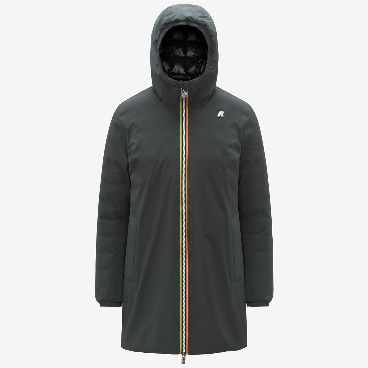 Jackets_WOMAN_SOPHIE ST THERMO DOUBLE_Mid_GREEN BLACKISH  - Black Pure - Commercial 1