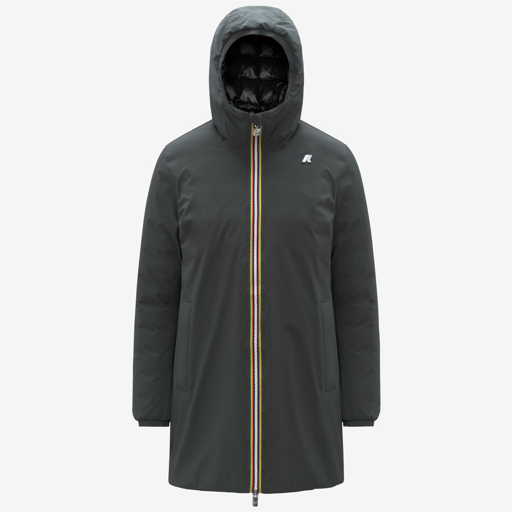 Jackets_WOMAN_SOPHIE ST THERMO DOUBLE_Mid_GREEN BLACKISH  - Black Pure - Commercial 1