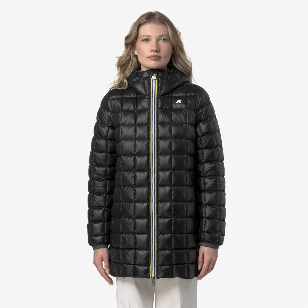 Jackets_WOMAN_SOPHIE ST THERMO DOUBLE_Mid_GREEN BLACKISH  - Black Pure - Commercial 7