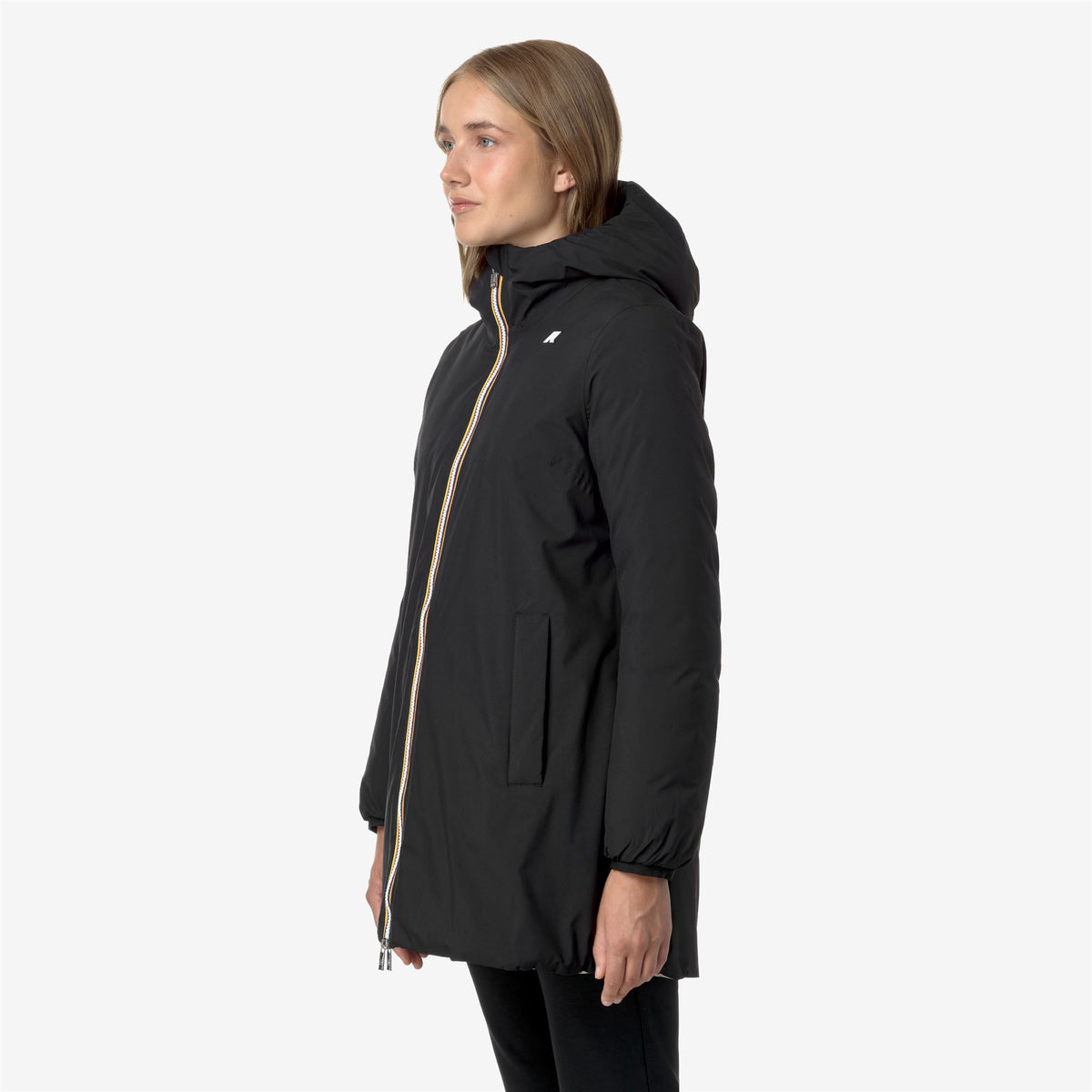 Jackets_WOMAN_SOPHIE ST THERMO DOUBLE_Mid_Black P-Beige G - Commercial 5