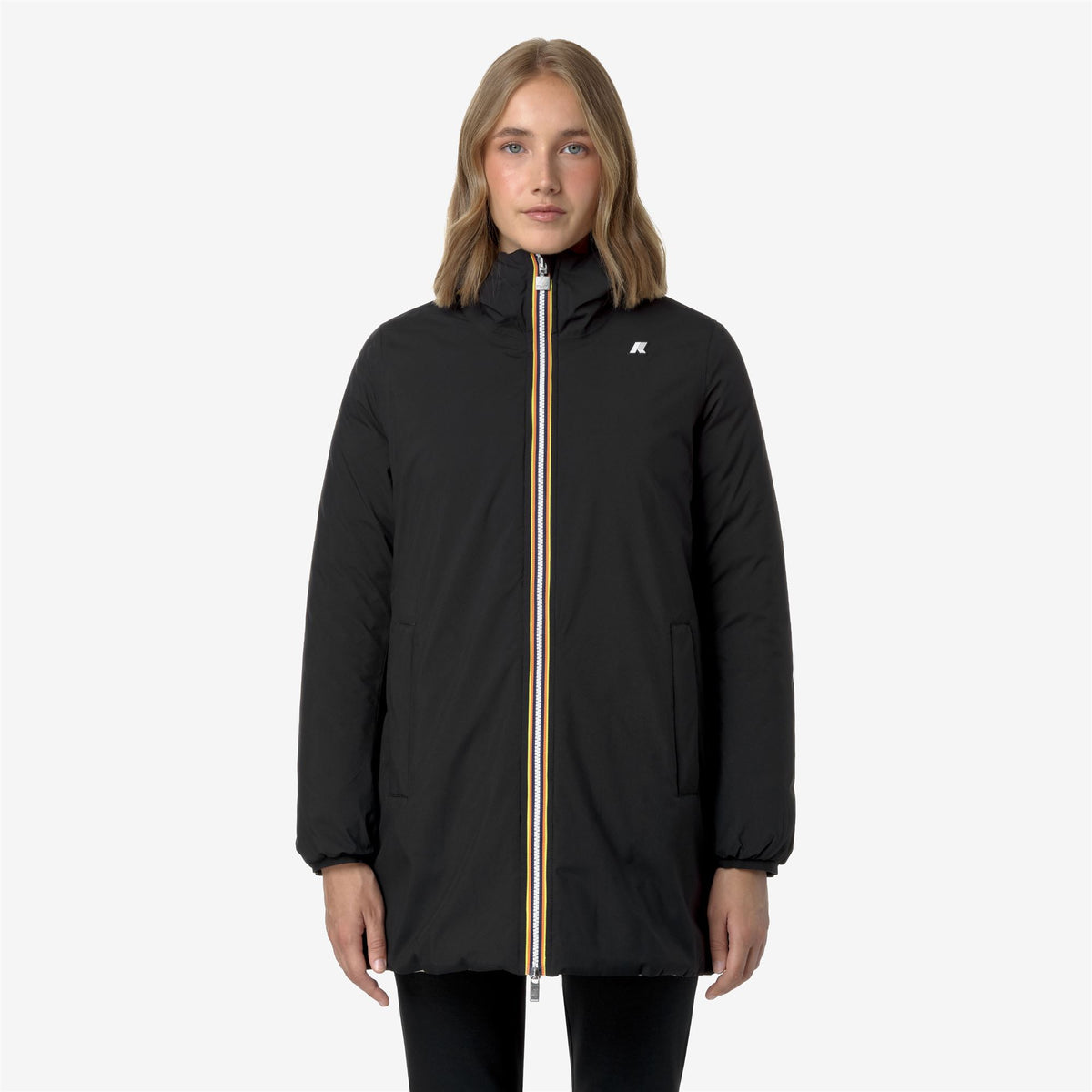 Jackets_WOMAN_SOPHIE ST THERMO DOUBLE_Mid_Black P-Beige G - Commercial 4