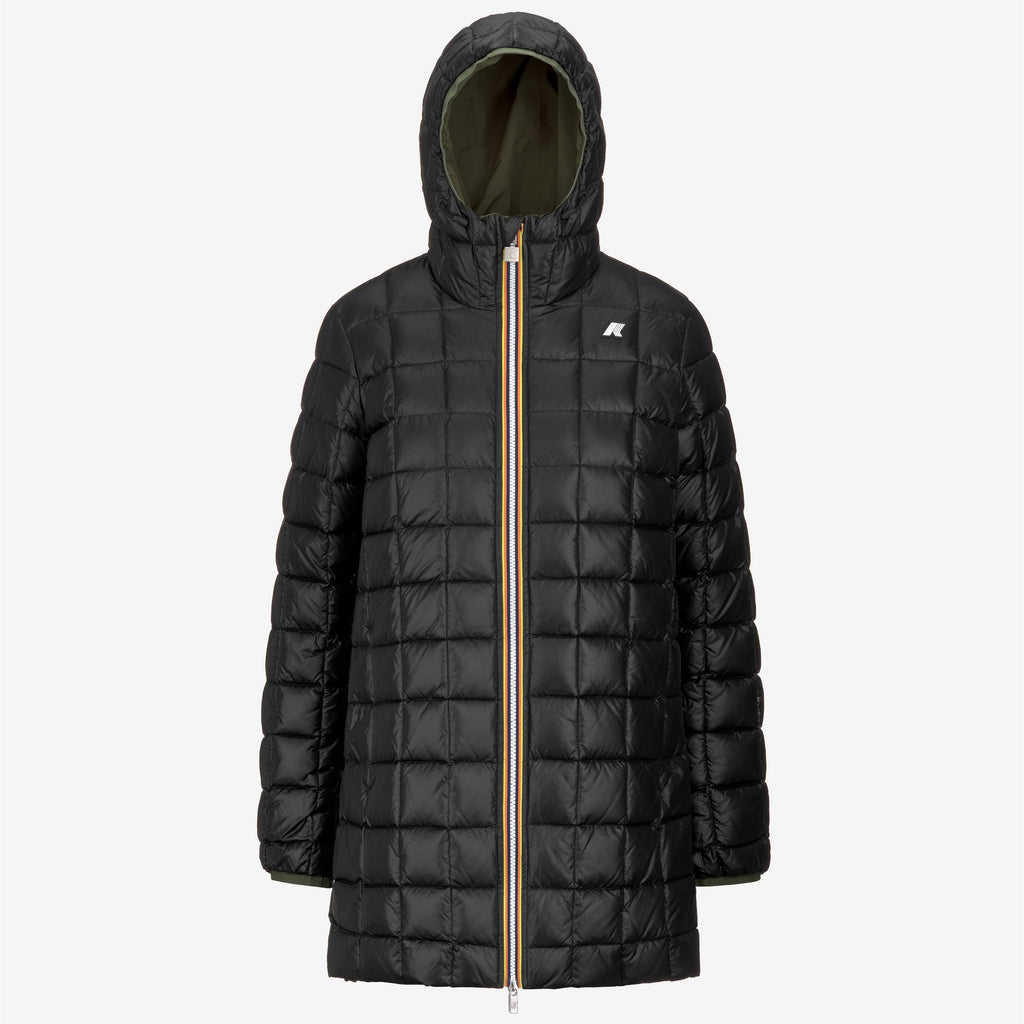 Jackets_WOMAN_SOPHIE ST THERMO DOUBLE_Mid_Green C-Black P - Commercial 2