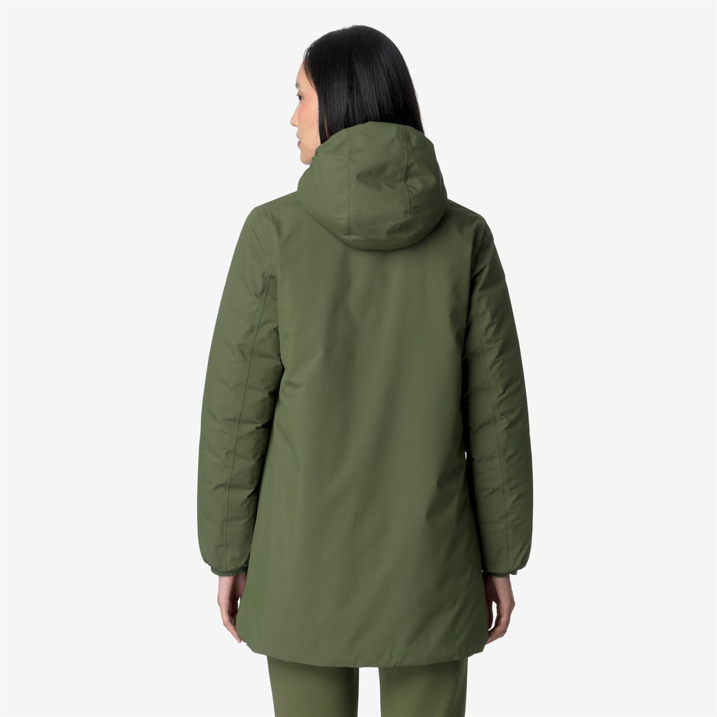 Jackets_WOMAN_SOPHIE ST THERMO DOUBLE_Mid_Green C-Black P - Commercial 6