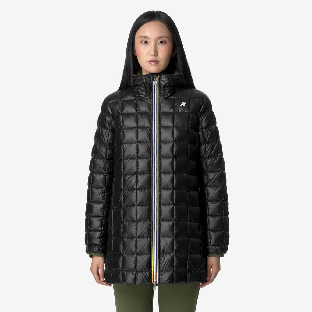 Jackets_WOMAN_SOPHIE ST THERMO DOUBLE_Mid_Green C-Black P - Commercial 7