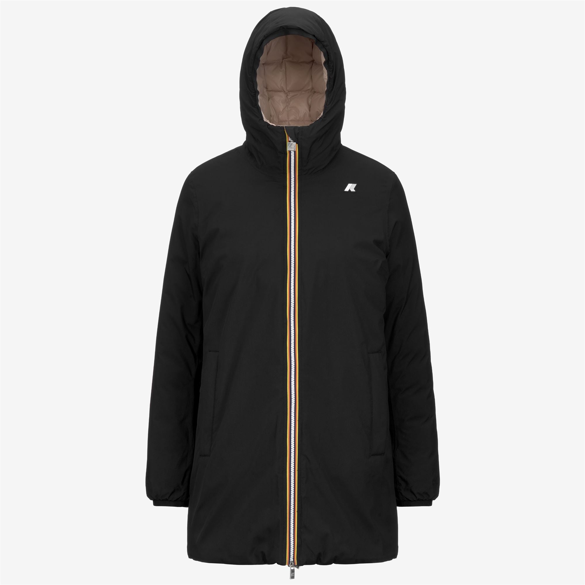 Jackets_WOMAN_SOPHIE ST THERMO DOUBLE_Mid_Black P-Pink T - Commercial 1