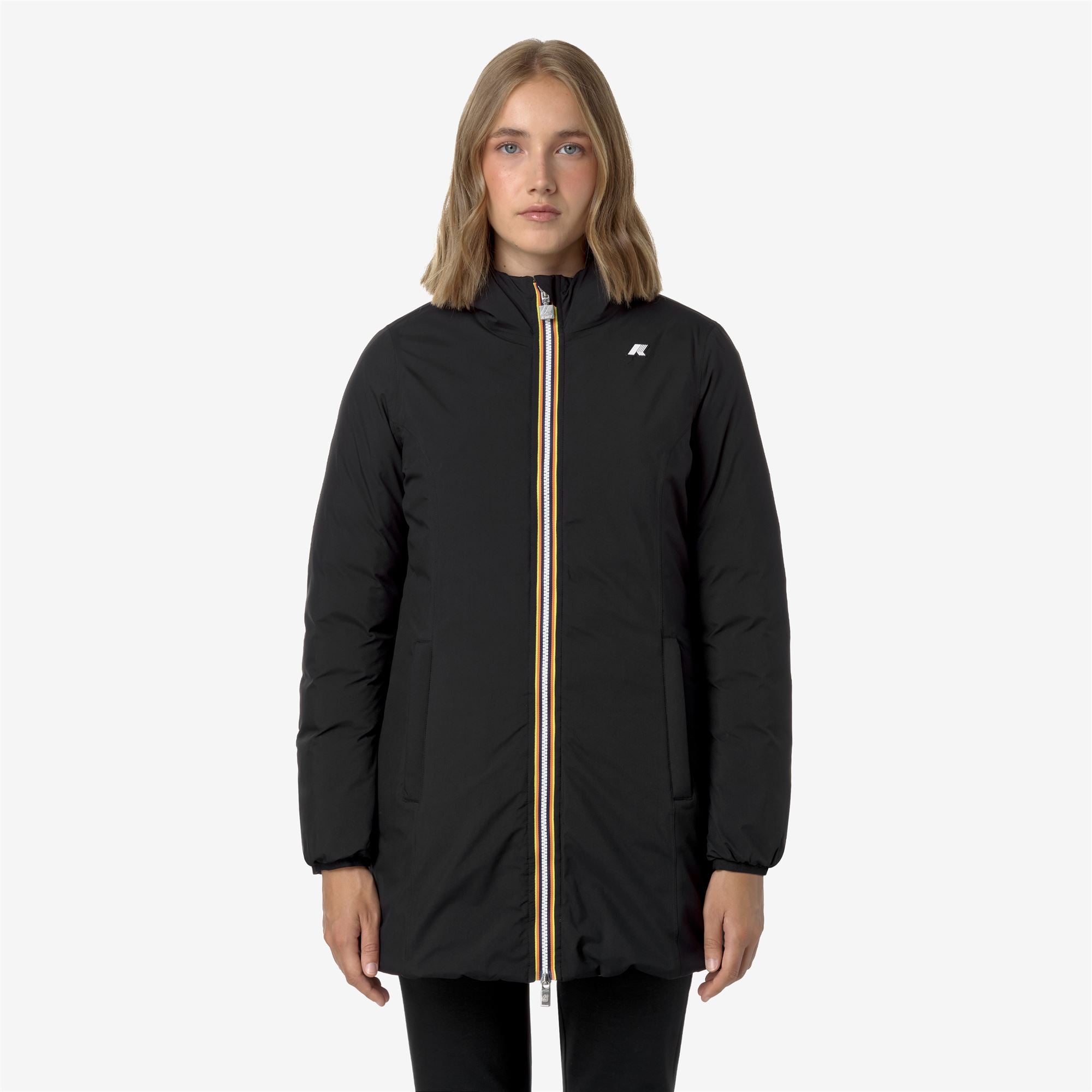 Jackets Woman SOPHIE ST THERMO REVERSIBLE Mid BLACK P-PINK T