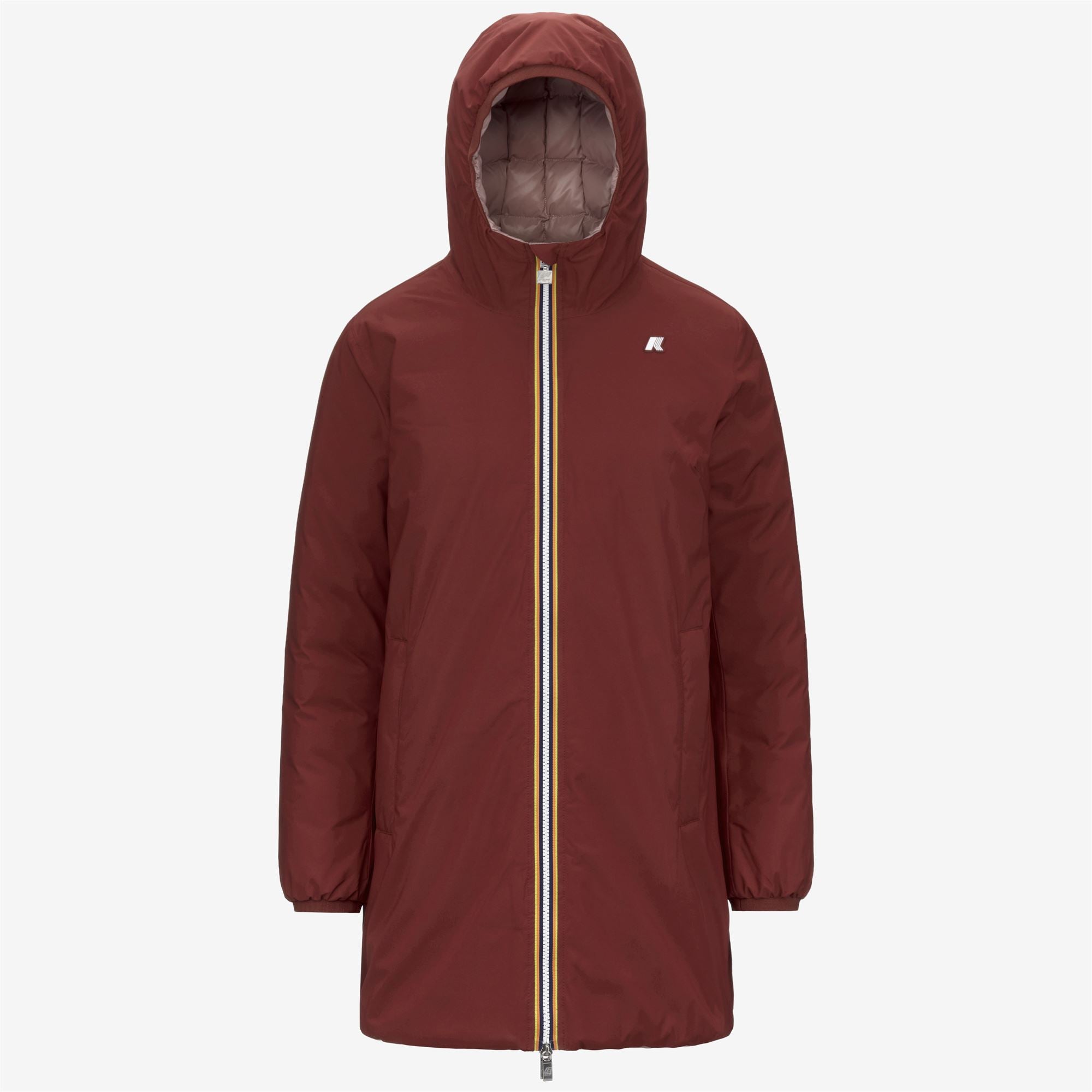 Jackets Woman SOPHIE ST THERMO REVERSIBLE Mid RED SYRAH - ROSE PINKISH