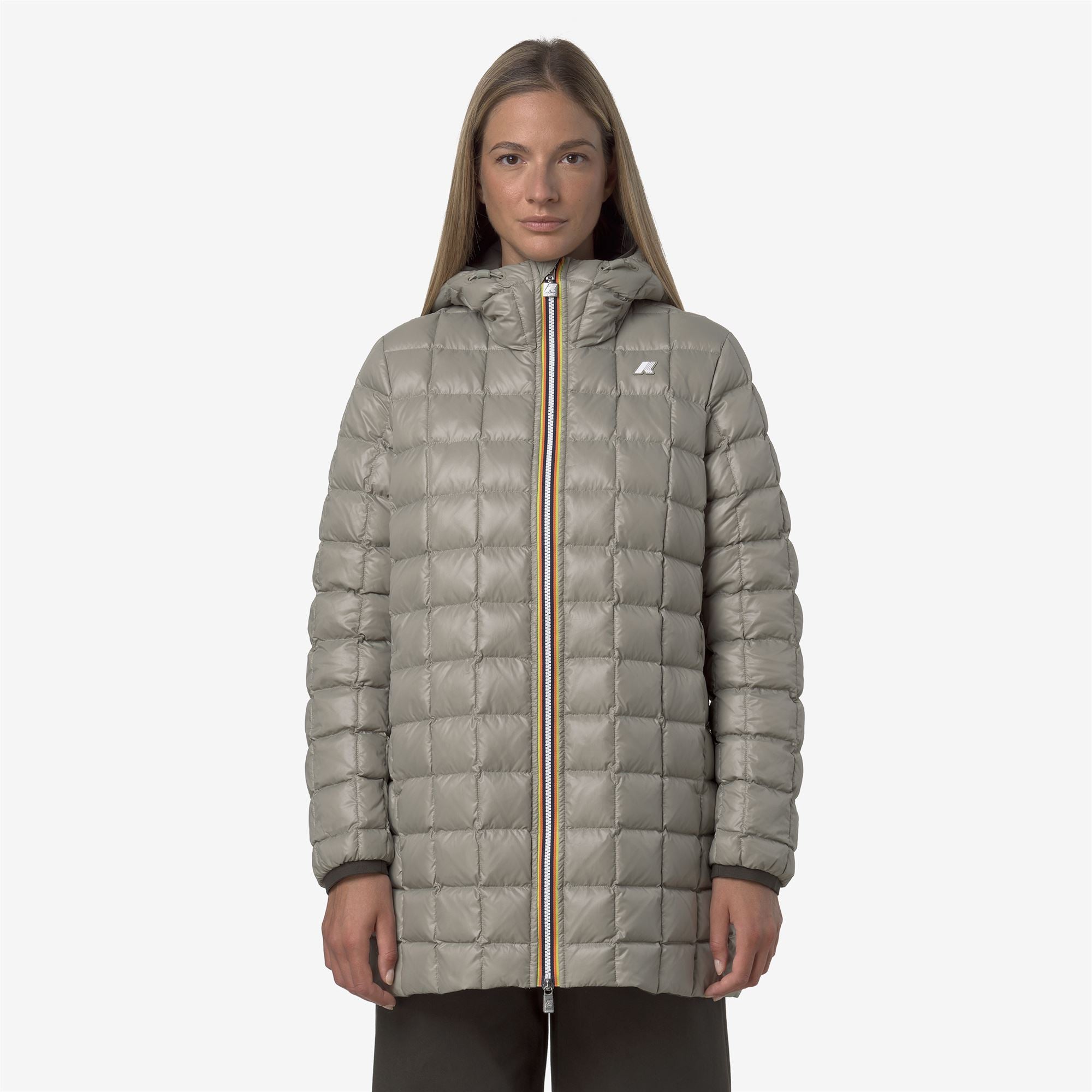 Jackets Woman SOPHIE ST THERMO REVERSIBLE Mid BLACK OLIVE - GREEN OAK